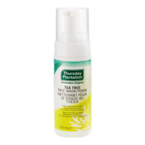 Thursday Plantation Tea Tree Foaming Face Wash, 150ml/5.07 fl oz Thursday Plantation Tea Tree Foaming Face Wash on white background