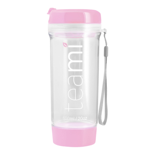 Teami Tea Tumbler - Black, 591ml/20 fl oz Teami Tea Tumbler - Baby Blue on white background