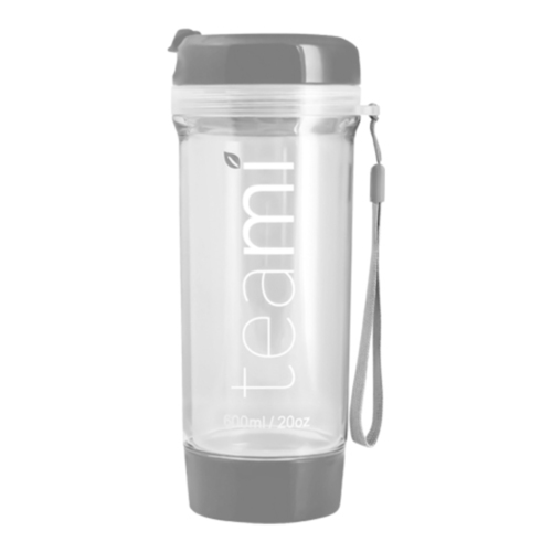 Teami Tea Tumbler - Black, 591ml/20 fl oz Teami Tea Tumbler - Baby Blue on white background