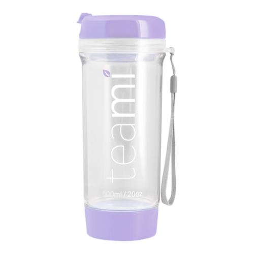 Teami Tea Tumbler - Black, 591ml/20 fl oz Teami Tea Tumbler - Baby Blue on white background