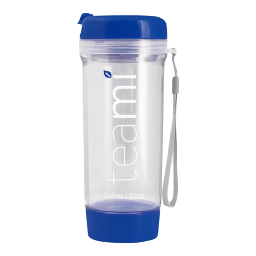 Teami Tea Tumbler - Black, 591ml/20 fl oz Teami Tea Tumbler - Baby Blue on white background