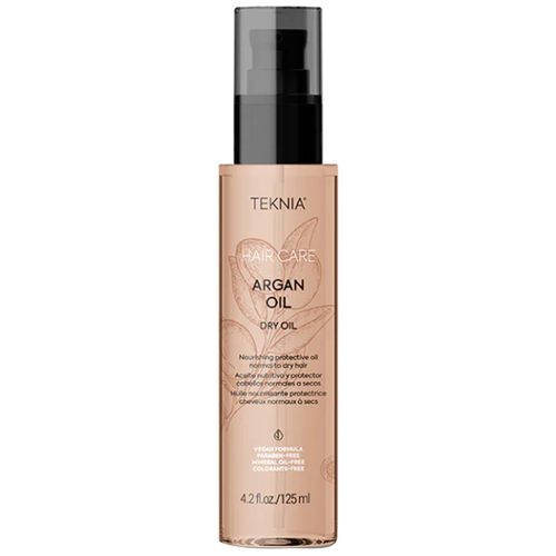 LAKME  Teknia Argan Oil Dry Oil on white background