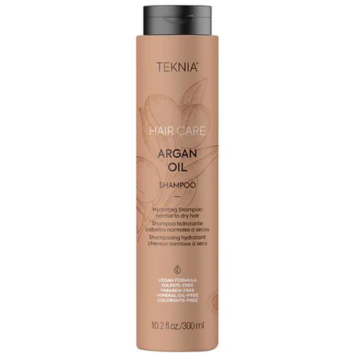 LAKME Teknia Argan Oil Shampoo, 300ml/10.2 fl oz LAKME Teknia Argan Oil Shampoo on white background