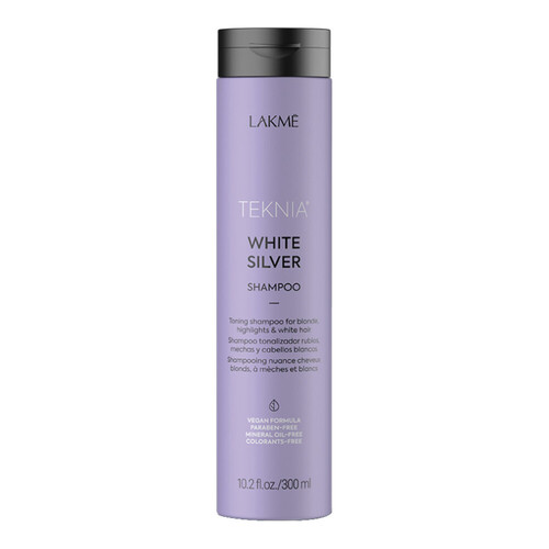 LAKME  Teknia White Silver Shampoo on white background