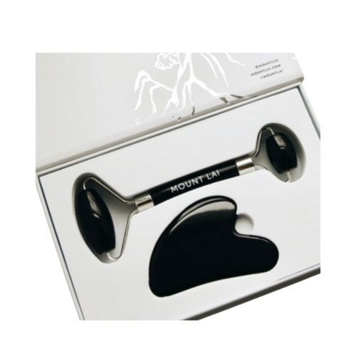 Mount Lai The Black Obsidian Facial Spa Set, 1 sets Mount Lai The Black Obsidian Facial Spa Set on white background