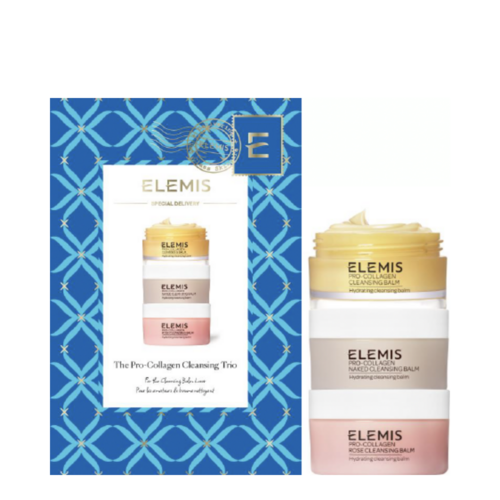 Elemis The Pro-Collagen Cleansing Trio, 1 set Elemis The Pro-Collagen Cleansing Trio on white background