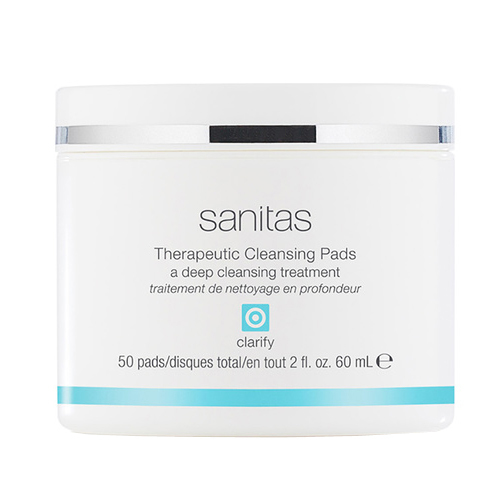Sanitas Therapeutic Cleansing Pads, 50 sheets Sanitas Therapeutic Cleansing Pads on white background