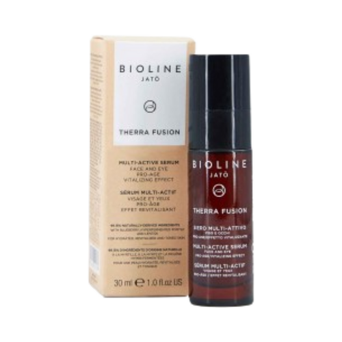 Bioline Therra Fusion Mutli Active Serum Face and Eye on white background