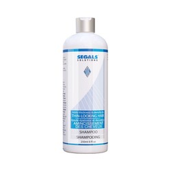 Thin-Looking Hair Shampoo on white background