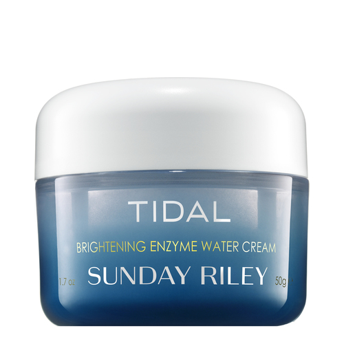Sunday Riley Tidal Brightening Enzyme Water Cream, 15g/0.5 oz Sunday Riley Tidal Brightening Enzyme Water Cream on white background