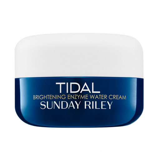 Sunday Riley Tidal Brightening Enzyme Water Cream, 15g/0.5 oz Sunday Riley Tidal Brightening Enzyme Water Cream on white background
