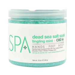 Tingling Mint and CBD Salt Soak