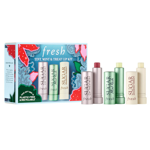 Fresh Tint, Mint and Treat Lip Kit Trio, 1 set Fresh Tint, Mint and Treat Lip Kit Trio on white background