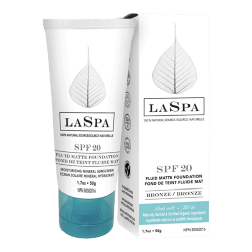 LaSpa Naturals Tinted Matte Sunscreen - Deep Umber, 50g/1.76 oz LaSpa Naturals Tinted Matte Sunscreen - Bronze on white background