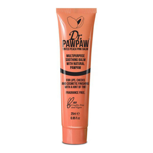 Dr.Pawpaw Tinted Peach Pink Balm, 10ml/0.3 fl oz Dr.Pawpaw Tinted Peach Pink Balm on white background