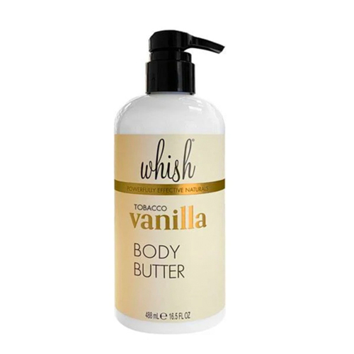 Whish Tobacco Vanilla Body Butter on white background