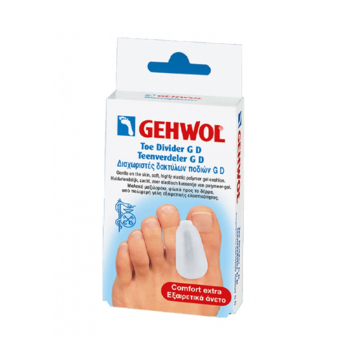 Gehwol Toe Divider GD Polymer  Gel (L) on white background