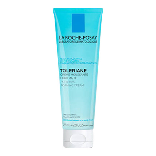 La Roche Posay Toleriane Purifying Foaming Cream on white background