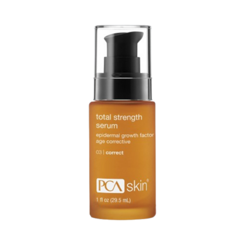 PCA Skin Total Strength Serum on white background