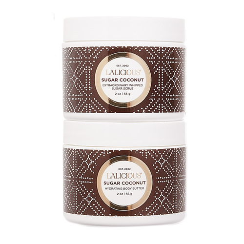 LaLicious Travel Besties - Sugar Coconut on white background