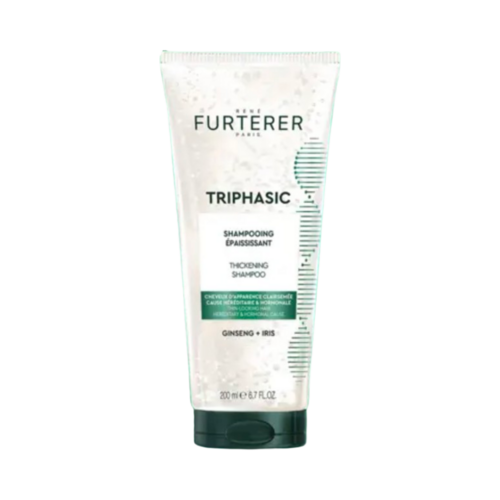Rene Furterer Triphasic Thickening Shampoo, 200ml/6.76 fl oz Rene Furterer Triphasic Thickening Shampoo on white background