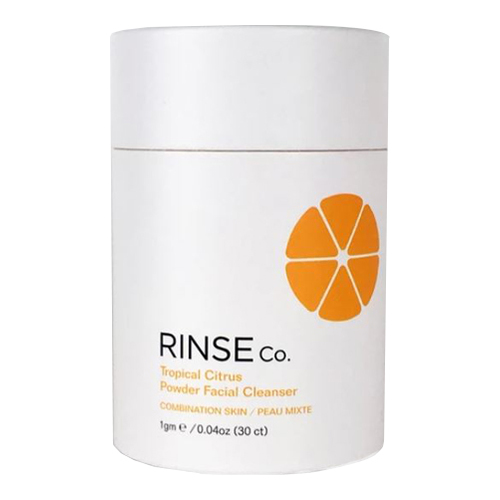 RINSE Co. Tropical Citrus Powder Facial Cleanser - Combination Skin, 30 pieces