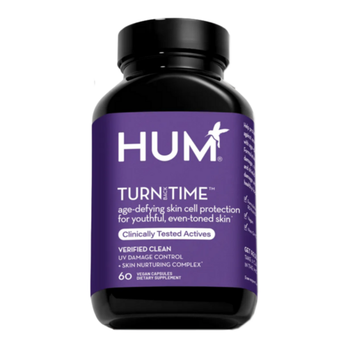 HUM Nutrition Turn Back Time, 60 capsules HUM Nutrition Turn Back Time on white background