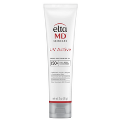 UV Active Broad-Spectrum SPF 50+ on white background