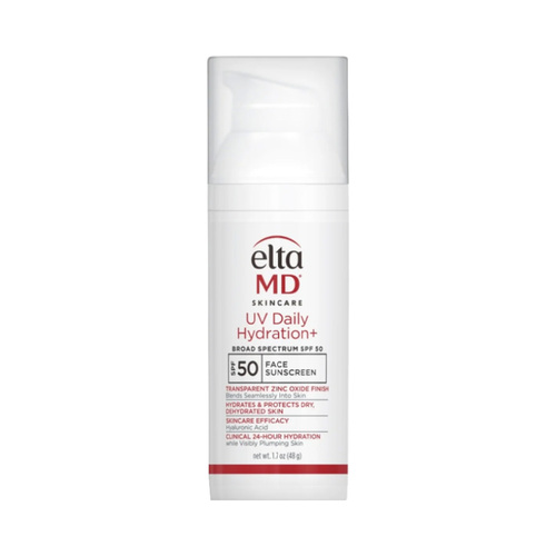 EltaMD UV Daily Hydration+ SPF 50, 48g/1.69 oz EltaMD UV Daily Hydration+ SPF 50 on white background