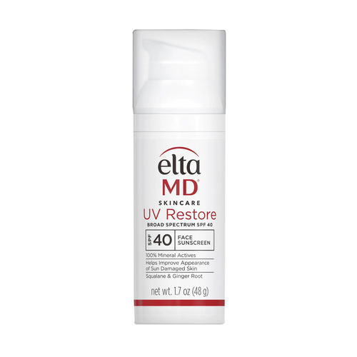 EltaMD UV Restore Broad-Spectrum SPF 40, 48g/1.7 oz EltaMD UV Restore Broad-Spectrum SPF 40 - Tinted on white background