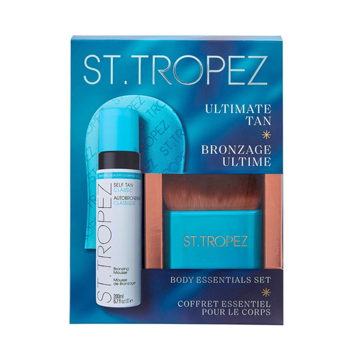 St Tropez Tan Ultimate Tan Body Essentials Kit on white background