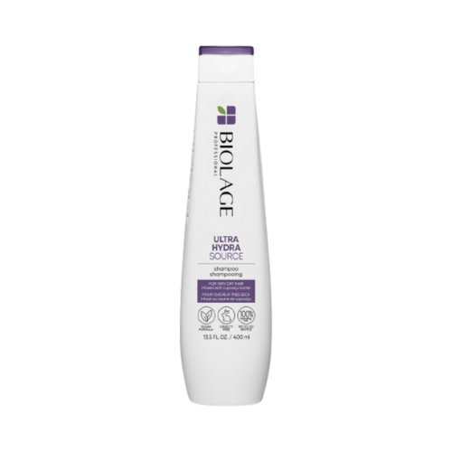 Biolage Ultra Hydra Source Shampoo for Very Dry Hair, 400ml/13.53 fl oz Biolage Ultra Hydra Source Shampoo for Very Dry Hair on white background
