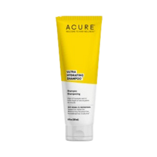 Acure Ultra Hydrating Shampoo on white background