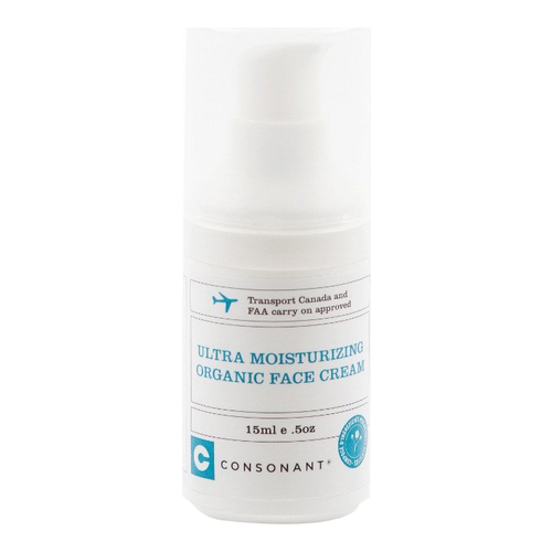 Consonant Ultra Moisturizing Organic Face Cream - Travel Size, 15ml/0.5 fl oz