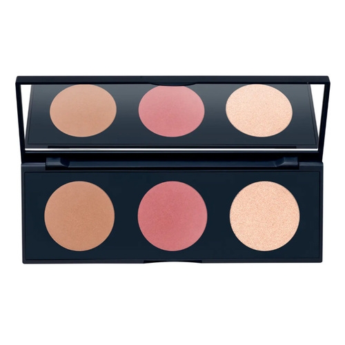 RVB Lab Urban Trio Face Powder Palette #327, 3 x 1.5g/0.02 oz RVB Lab Urban Trio Face Powder Palette #327 on white background