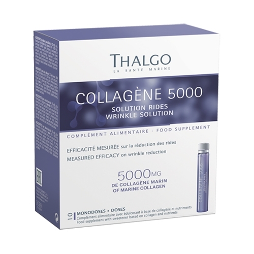 Thalgo Collagene 5000 - Wrinkle Solution, 10 vials Thalgo Collagene 5000 - Wrinkle Solution on white background