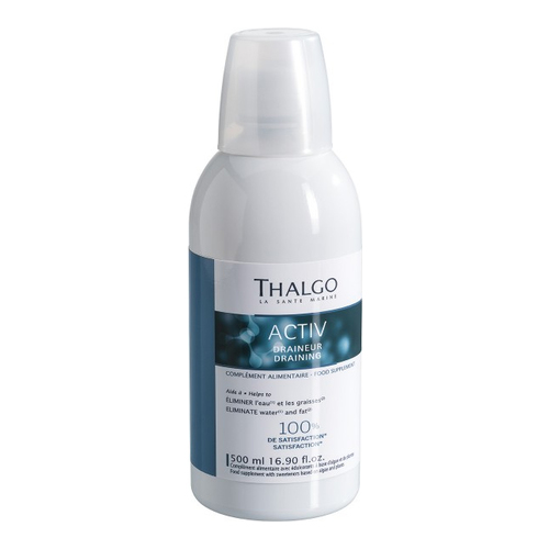 Thalgo Activ Draining, 500ml/16.9 fl oz Thalgo Activ Draining on white background