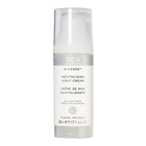 Ren V-Cense Revitalising Night Cream, 50ml/1.7 fl oz Ren V-Cense Revitalising Night Cream on white background