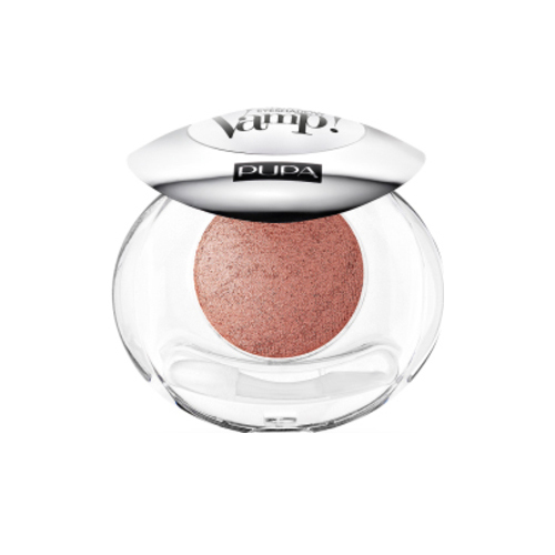 Pupa Vamp! Wet and Dry Eyeshadow - 102 Peach Satin, 1 piece Pupa Vamp! Wet and Dry Eyeshadow - 100 Sugar Pink on white background