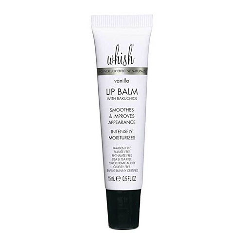 Whish Vanilla Lip Balm on white background