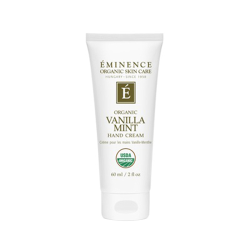 Eminence Organics Vanilla Mint Hand Cream, 60ml/2 fl oz Eminence Organics Vanilla Mint Hand Cream on white background