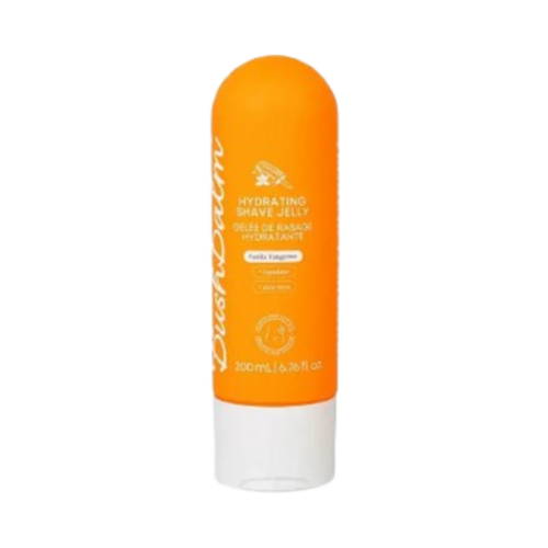 Bushbalm Vanilla Tangerine Shave Jelly on white background