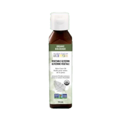 Aura Cacia Vegetable Glycerin - Organic on white background