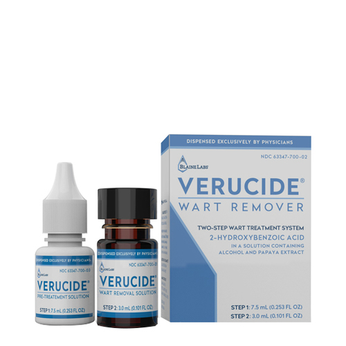 Blaine Labs Verucide Wart Remover Solution, 1 set Dr.Blaines Verucide Wart Remover Solution on white background