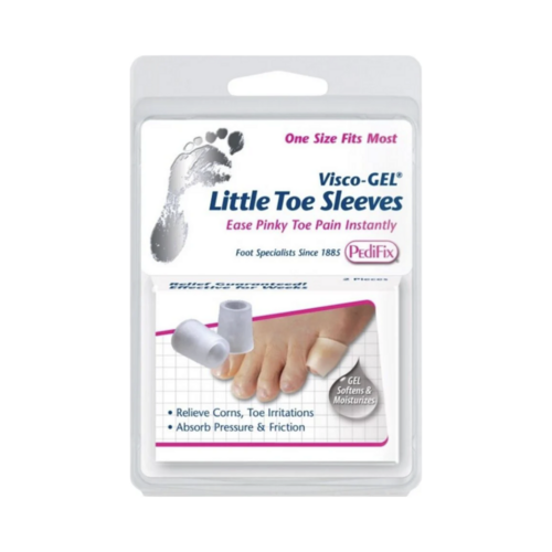 Pedifix Visco-GEL Little Toe Sleeves, 1 set Pedifix Visco-GEL Little Toe Sleeves on white background