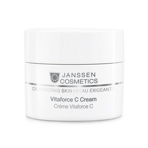 Janssen Cosmetics Vitaforce C Cream on white background