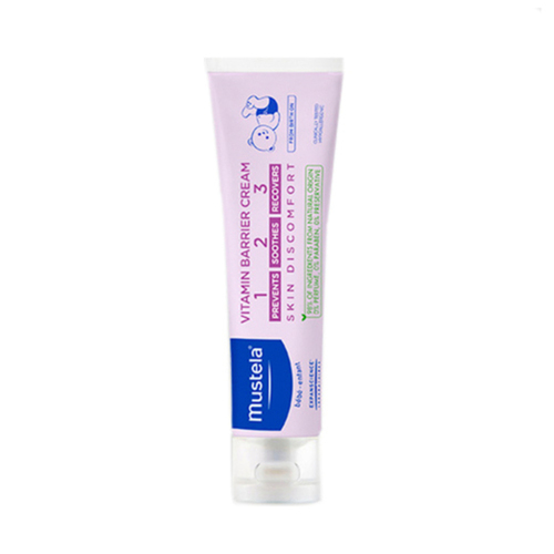Mustela Vitamin Barrier Cream 1 - 2 - 3, 100ml/3.4 fl oz