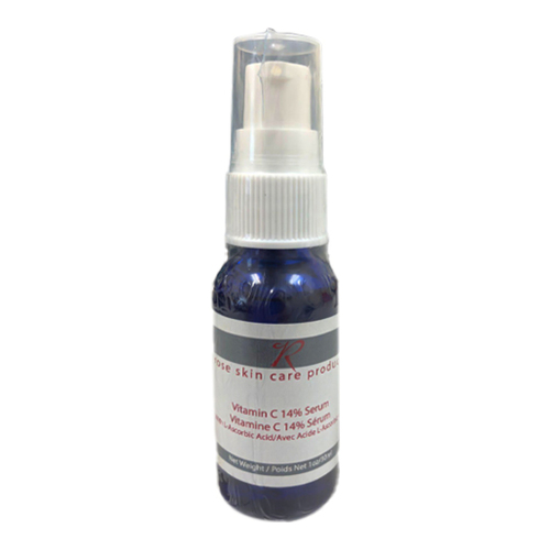 Rose Skin Care Vitamin C 14% Serum on white background