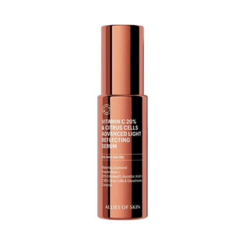 Allies of Skin 20% Vitamin C Brighten + Firm Serum, 30ml/1.01 fl oz Allies of Skin 20% Vitamin C Brighten + Firm Serum on white background
