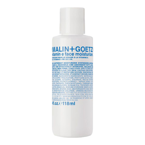 Malin + Goetz Vitamin E Face Moisturizer, 250ml/8.5 fl oz Malin + Goetz Vitamin E Face Moisturizer on white background